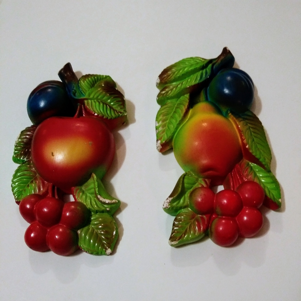 Vintage Miller Studio Chalkware Fruit